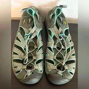 KEEN Women's Whisper Closed Toe Hiking Washable Adventure Sandals‎ Size 9.5
